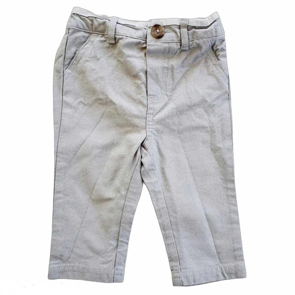 🔴Cat & Jack 3-6 Month Light Gray Dress Pants